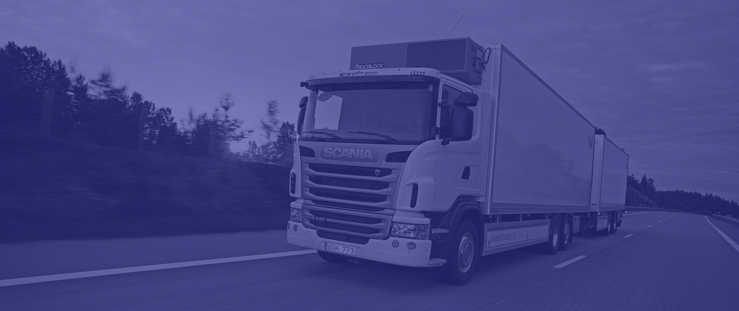 Gallop Shipping fleet of land freight trucks in UAE