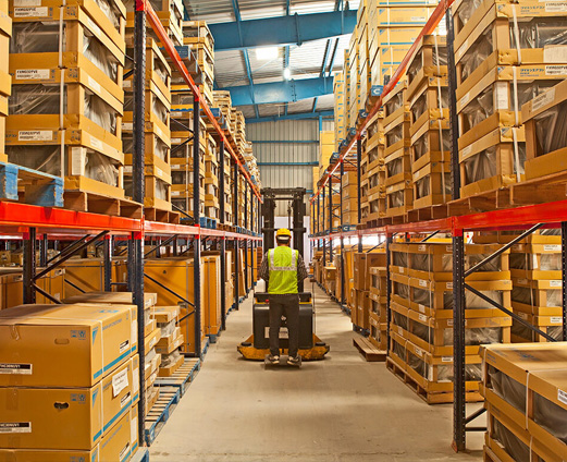 State-of-the-art warehousing facilities at Gallop Shipping in UAE